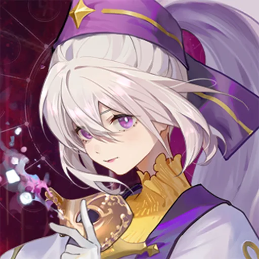 Official app icon for Afterimage, showing a pale-haired fantasy character.