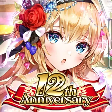 Official app icon for Age of Ishtaria, showing an illustrated blonde fantasy character.