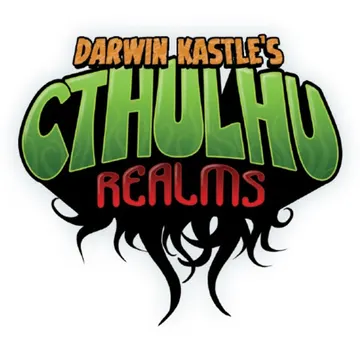 Official app icon for Cthulhu Realms, showing the Cthulhu Realms title and green tentacles.