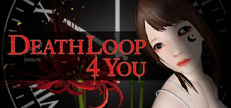 DEATHLOOP 4 YOU promotional art with a character looking toward the viewer.