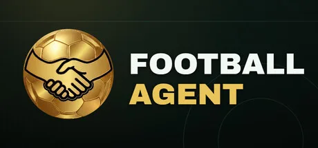 A gold football emblem contains a handshake beside the Football Agent title.