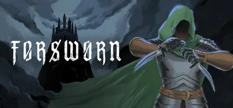 A hooded archer draws a bow beneath a stormy sky and the Forsworn title.