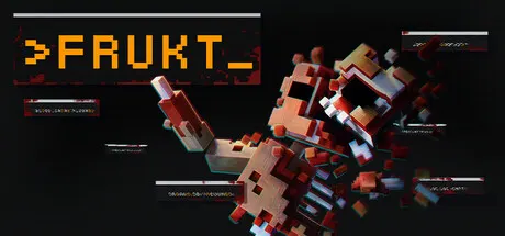 Official promotional artwork showing block-like figures and the FRUKT title.