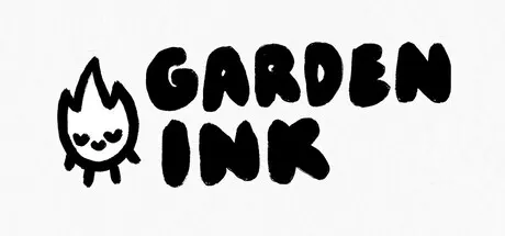 Official promotional artwork showing the Garden Ink title and a small outlined creature.