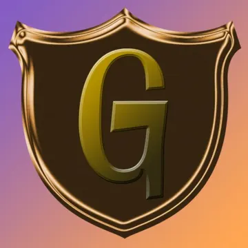 Official app icon for GnollHack, showing a gold G on a shield.