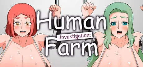 Human Farm: Investigation artwork with two illustrated women raising their fists around the title