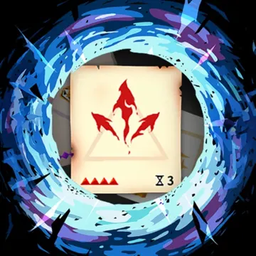 Official app icon for Lost Pages: Deckbuilder, showing a glowing blue ring around a card.