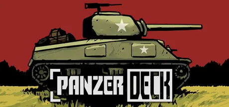An olive tank in profile above the Panzer Deck title on red.