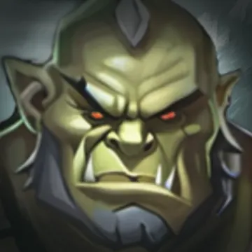 Official app icon for SOVL: Fantasy Warfare, showing a scowling green orc.