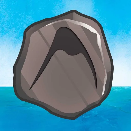 Official app icon for Spirit Island, showing a gray stone on a blue background.