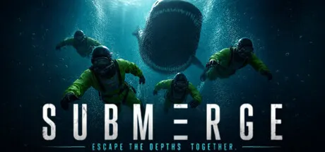 Official promotional artwork showing three divers facing a dark underwater opening.