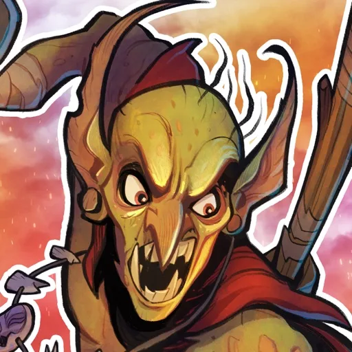 Official app icon for Summoner Wars Online, showing an illustrated goblin-like face.
