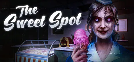 The Sweet Spot promotional art of a woman holding a pink ice cream.