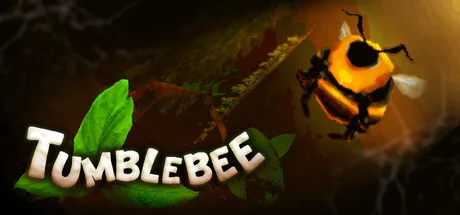 Official promotional artwork showing a bee and a spider in a dim cave.