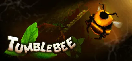 Official promotional artwork showing a bee and a spider in a dim cave.