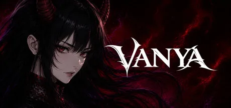 Vanya Online promotional art with a dark-haired character beside the title.